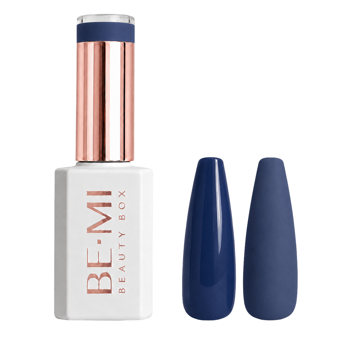 BEMI Creami F07 Gel Polish bottle and color swatch demonstrating full-coverage, self-leveling viscosity designed for professional, streak-free application.