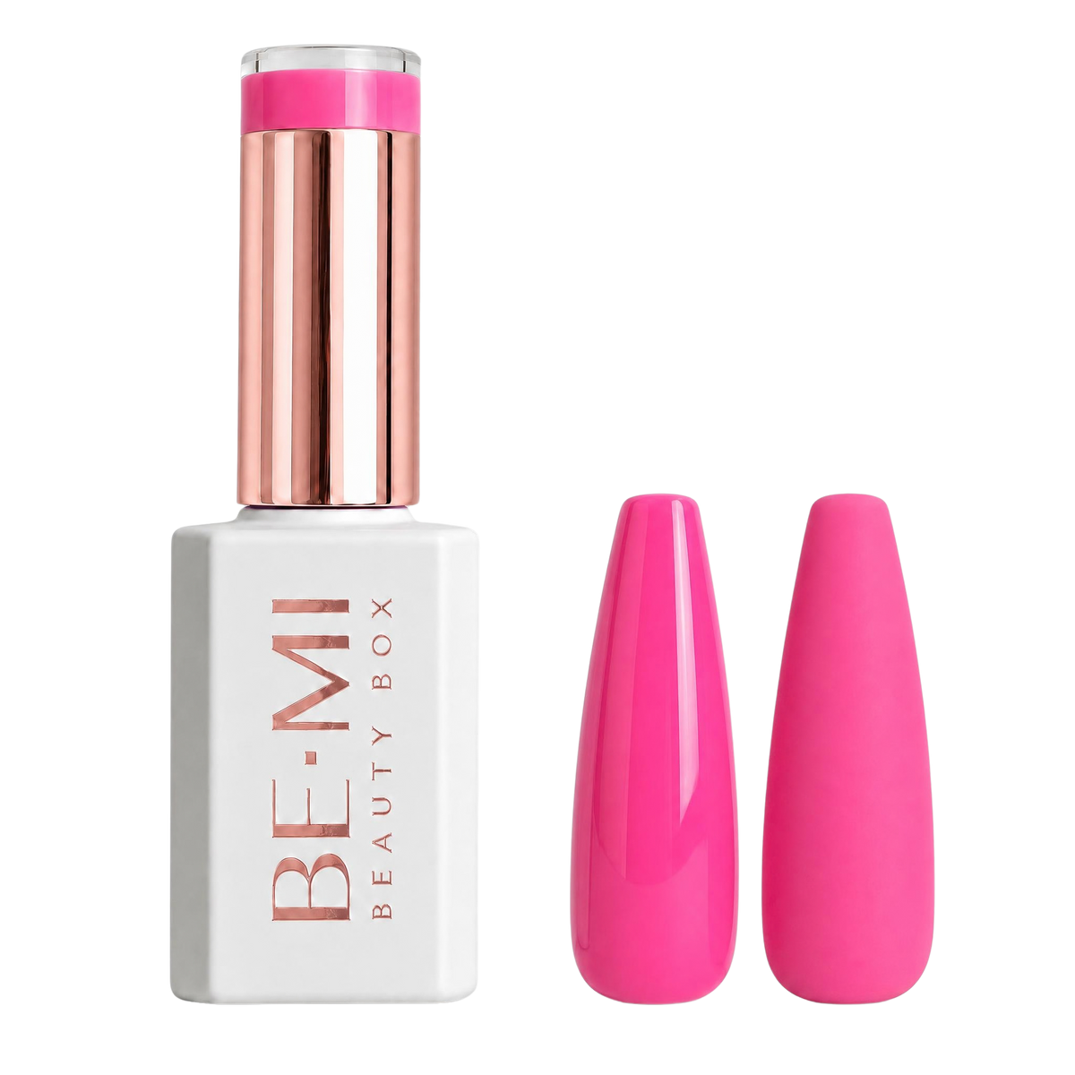BEMI Creami SS01 - Dough You Love Me Gel Polish bottle and color swatch demonstrating full-coverage, self-leveling viscosity designed for professional, streak-free application.
