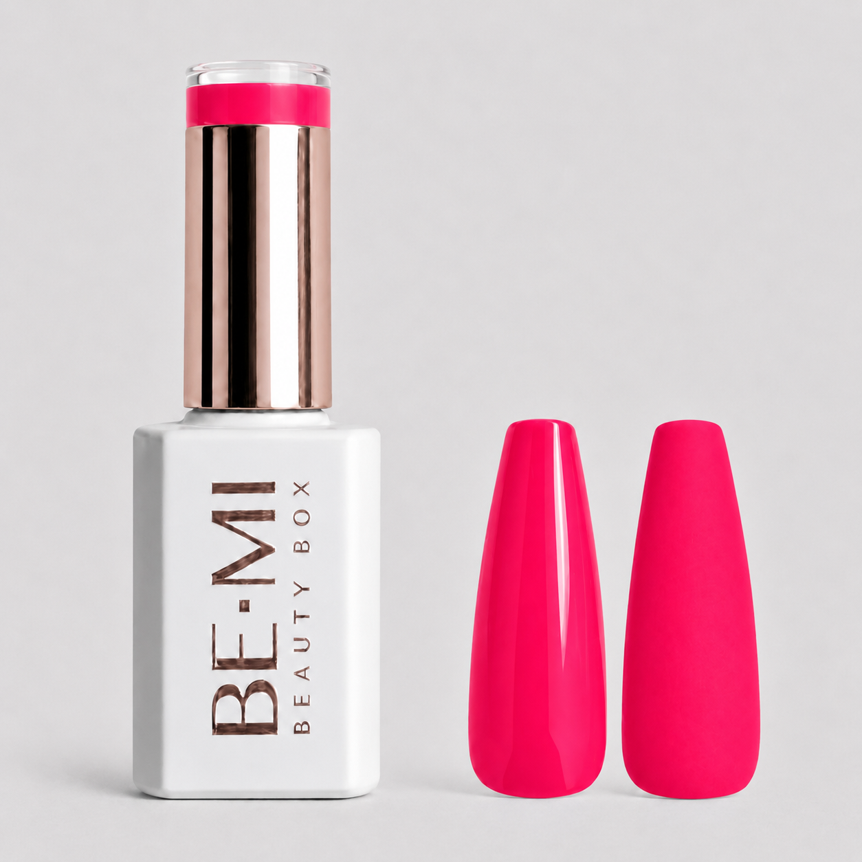 BEMI Creami O29 Gel Polish bottle and color swatch demonstrating full-coverage, self-leveling viscosity designed for professional, streak-free application.