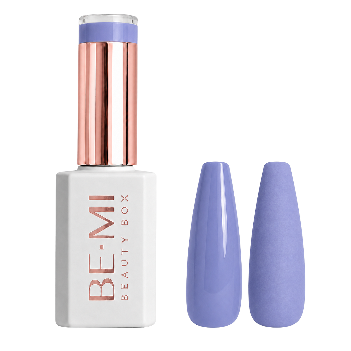 BEMI Creami O16 Gel Polish bottle and color swatch demonstrating full-coverage, self-leveling viscosity designed for professional, streak-free application.