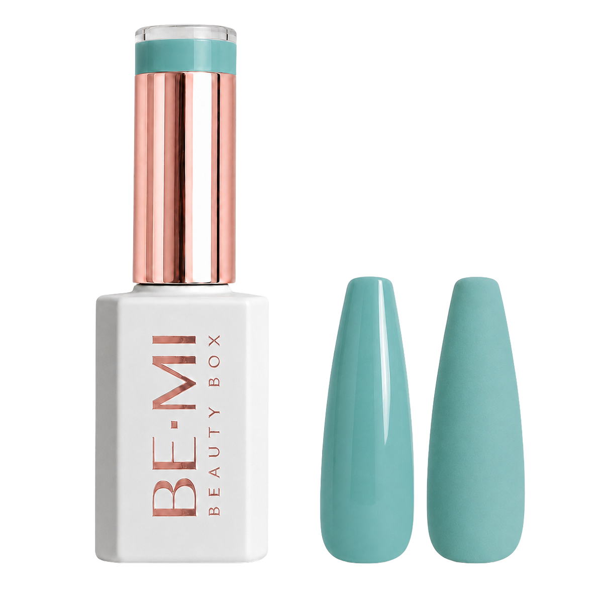 BEMI Creami O18 Gel Polish bottle and color swatch demonstrating full-coverage, self-leveling viscosity designed for professional, streak-free application.