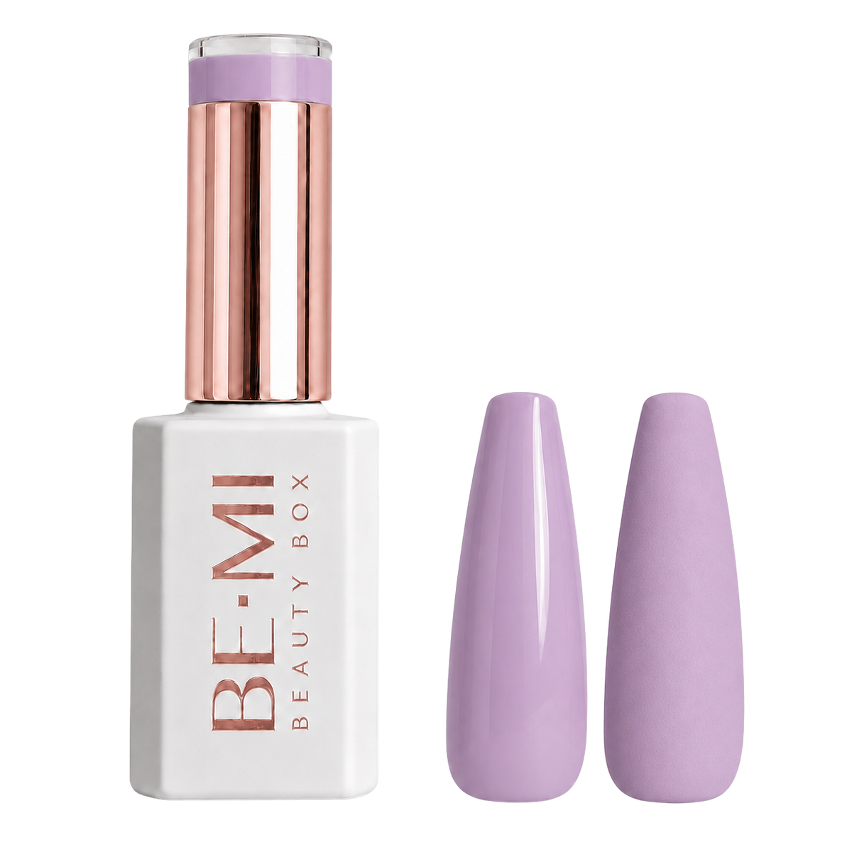 BEMI Creami O20 Gel Polish bottle and color swatch demonstrating full-coverage, self-leveling viscosity designed for professional, streak-free application.