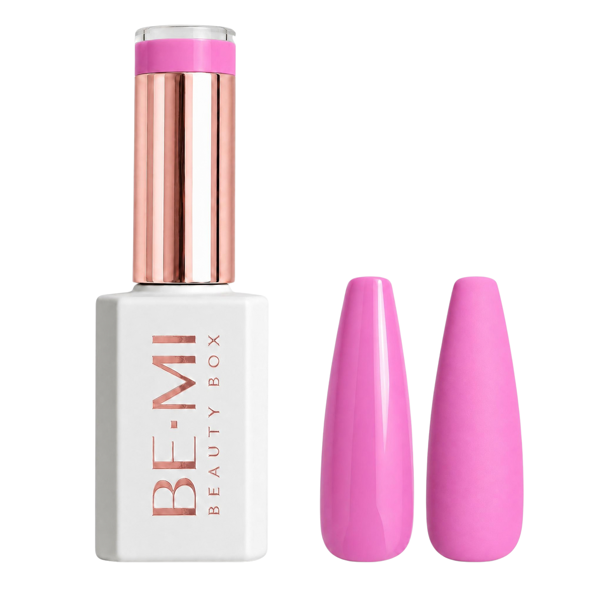 BEMI Creami SS04 - Wisk Taker Gel Polish bottle and color swatch demonstrating full-coverage, self-leveling viscosity designed for professional, streak-free application.