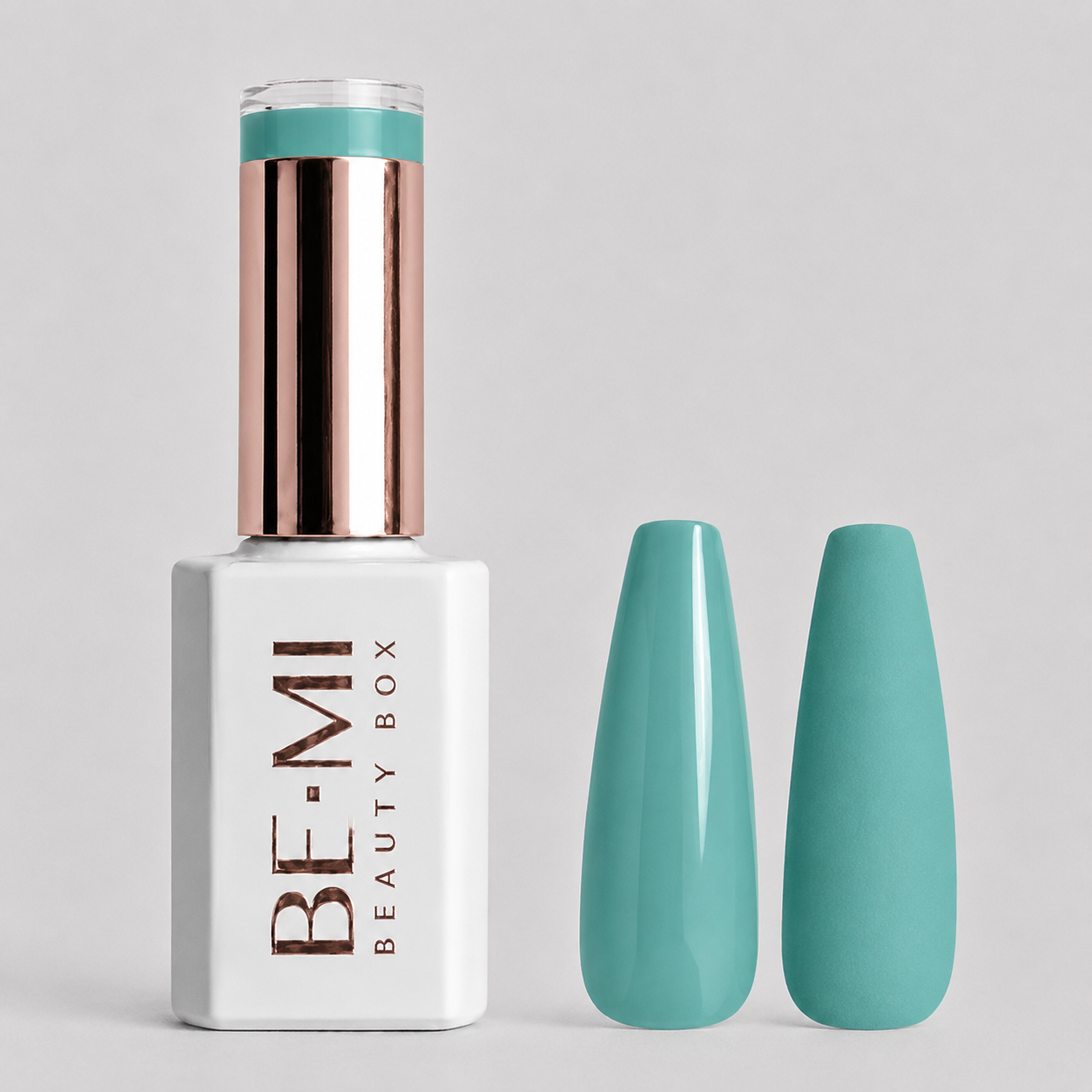 BEMI Creami O18 Gel Polish bottle and color swatch demonstrating full-coverage, self-leveling viscosity designed for professional, streak-free application.