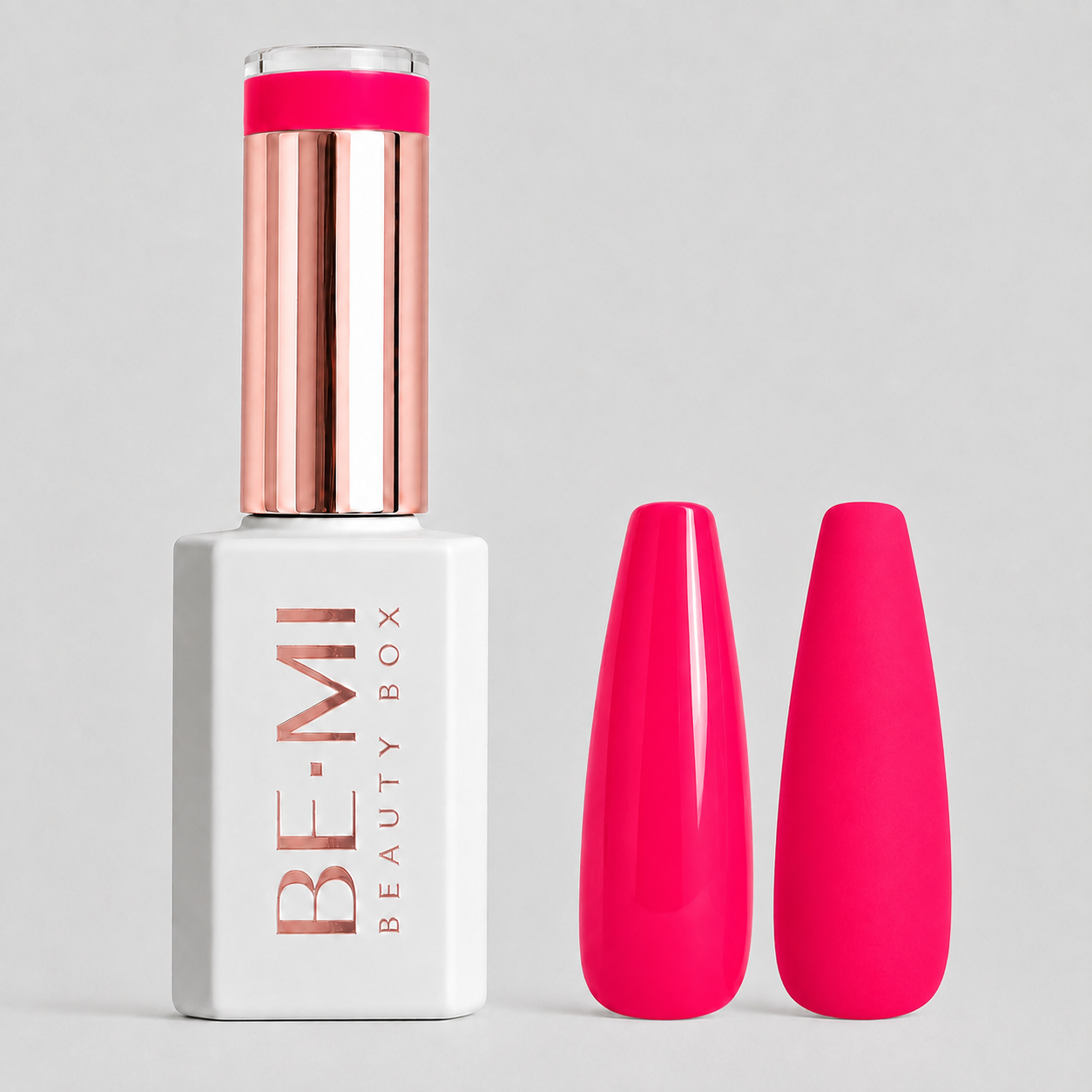BEMI Creami O29 Gel Polish bottle and color swatch demonstrating full-coverage, self-leveling viscosity designed for professional, streak-free application.