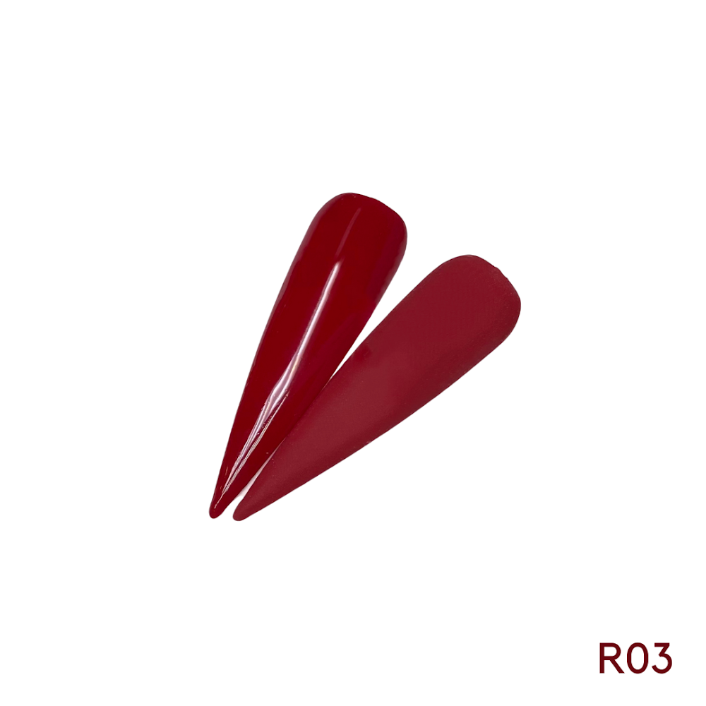 BEMI Creami R03 Gel Polish bottle and color swatch demonstrating full-coverage, self-leveling viscosity designed for professional, streak-free application.