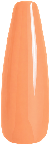 Habanero glossy nail swatch